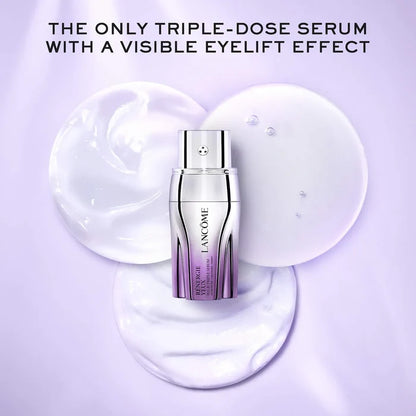 Lancôme Rénergie HCF Triple Eye Serum 20ml beauty product with applicator, designed for eye area skincare and rejuvenation