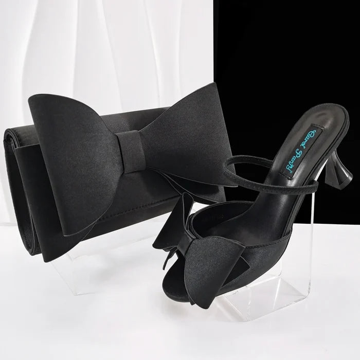 Lastest Italian Style Ladies Shoes with Matching Bag Set HVB1-1