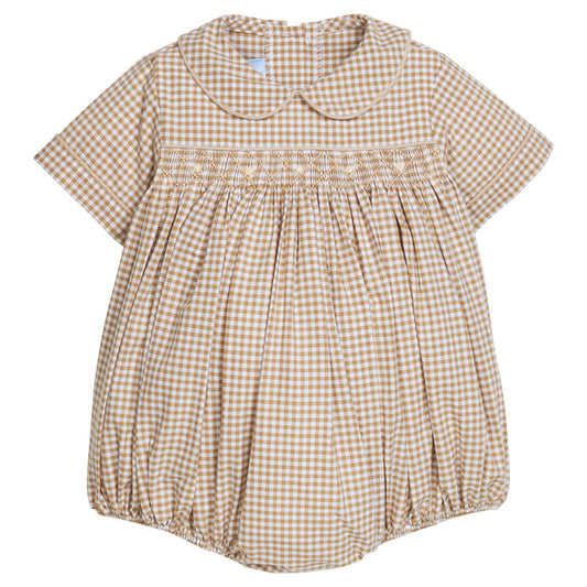 LE Khaki Gingham Barrington Bubble