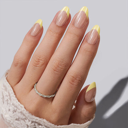 Lemon Silk | Short Almond | SALON PRESS | INLAY TECHNOLOGY™