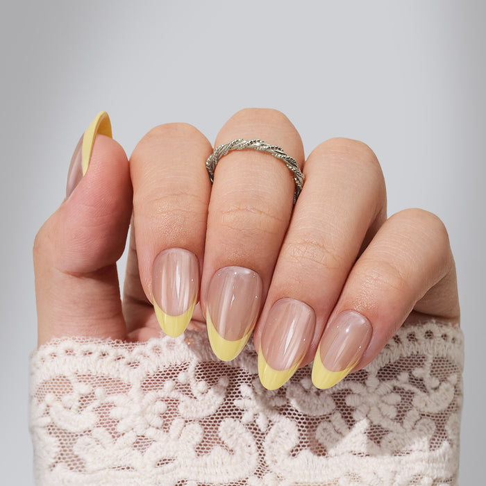 Lemon Silk | Short Almond | SALON PRESS | INLAY TECHNOLOGY™