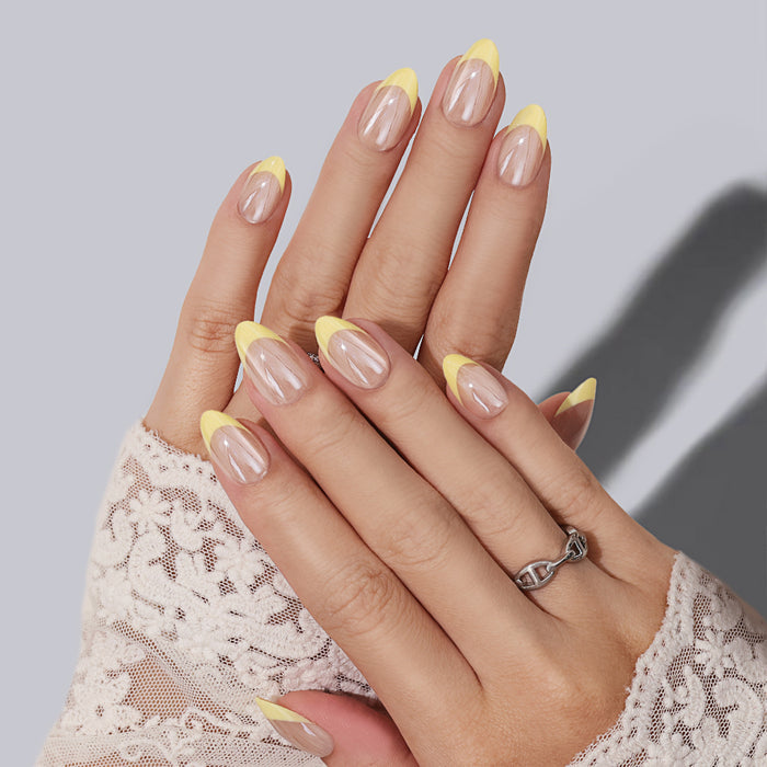 Lemon Silk | Short Almond | SALON PRESS | INLAY TECHNOLOGY™