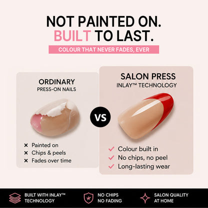 Lemon Silk | Short Almond | SALON PRESS | INLAY TECHNOLOGY™