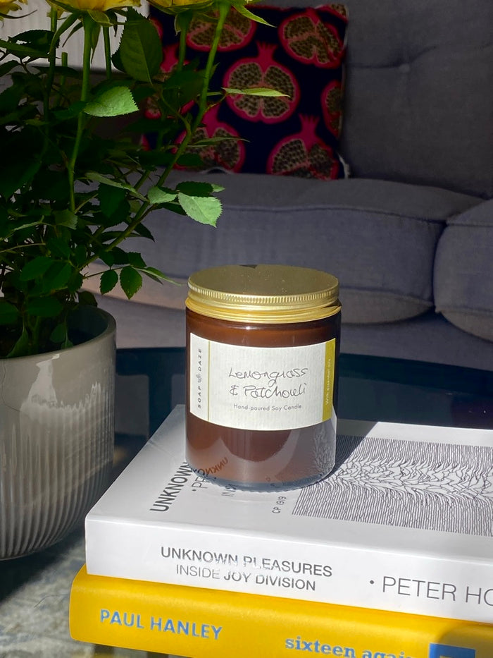 Lemongrass & Patchouli Soy Wax Candle