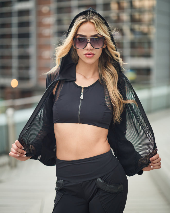 LESLIE ZIP BRA