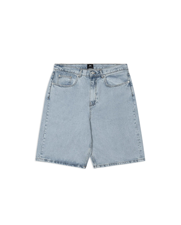 Light Wash Denim Shorts Light Blue Denim