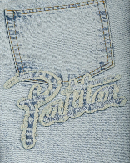Light Wash Denim Shorts Light Blue Denim