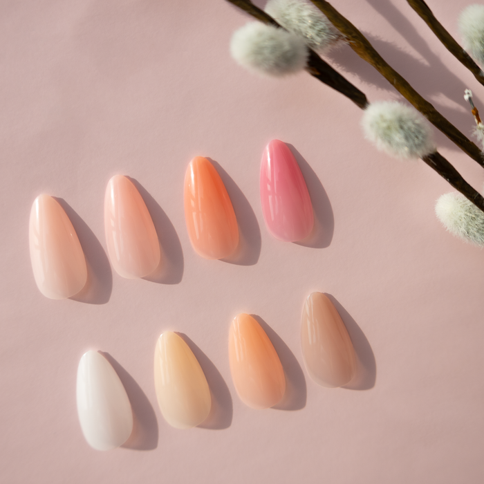 Looky Faux Ongles à Coller Colorés Beige