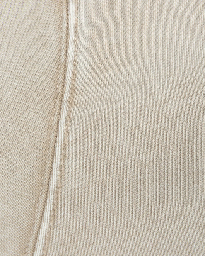 Loopback Logo Zip Hooded Sweater Irish Cream