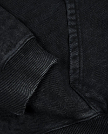Loopback Logo Zip Hooded Sweater Moonless Night