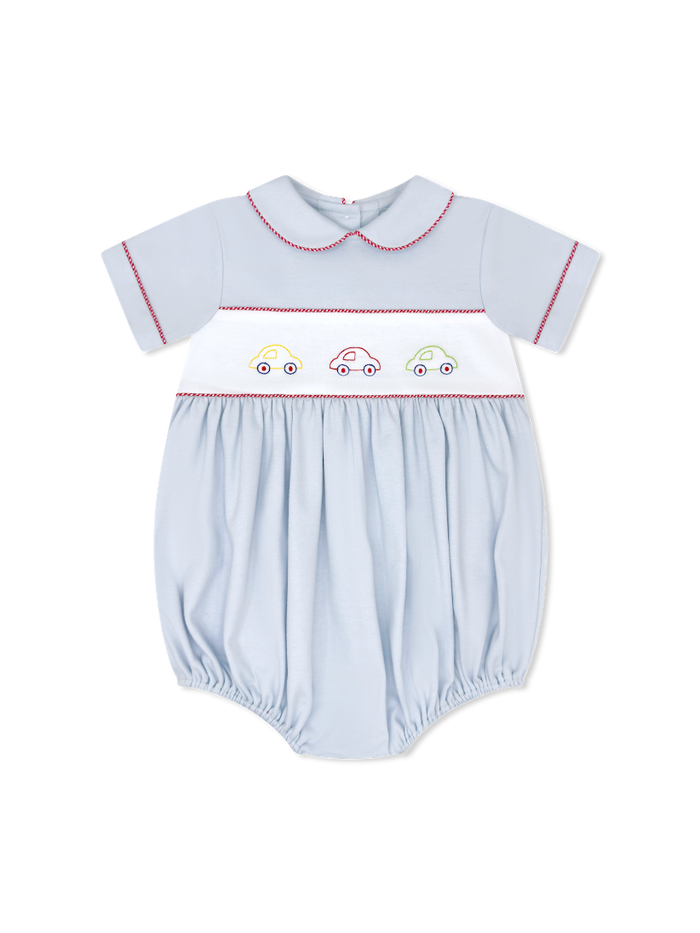 Lullaby Set Bluffton Blue Knit Car Bubble
