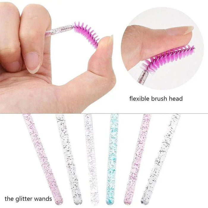 Luxury Individual Eyelash Brush (Mix Color)| Swaniya Lashes