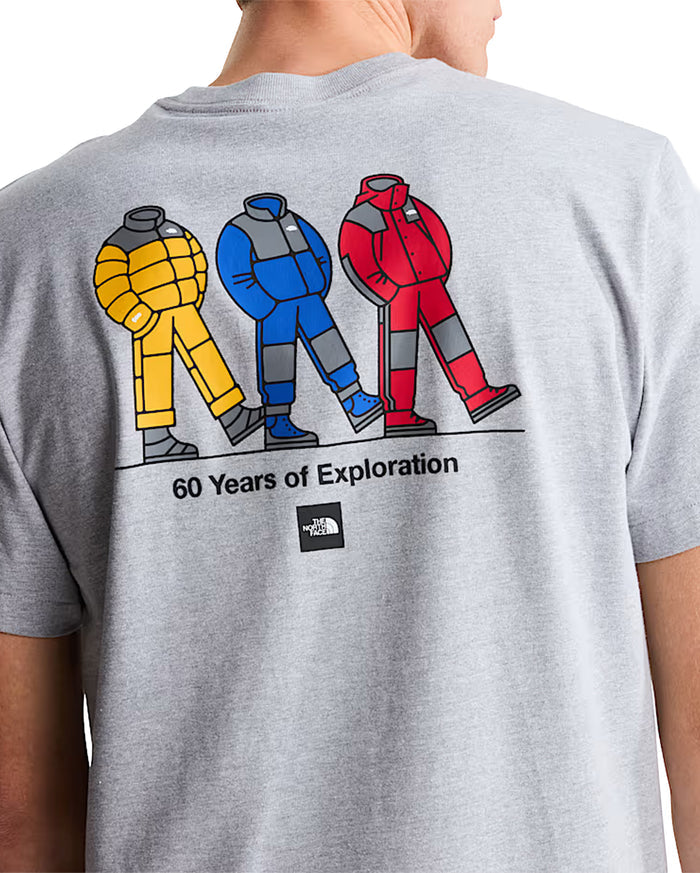 M TNF Celebration Relaxed SS Tee TNF Pale Grey Heather