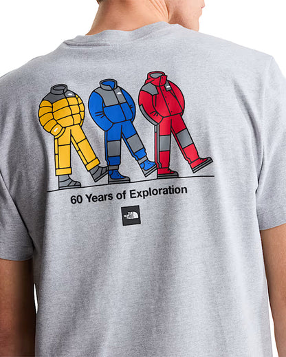 M TNF Celebration Relaxed SS Tee TNF Pale Grey Heather