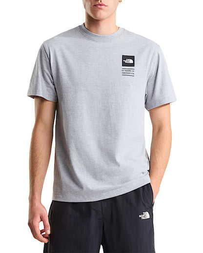 M TNF Celebration Relaxed SS Tee TNF Pale Grey Heather