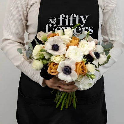 Maple And Merlot Diy Flower Kit Apron - Image