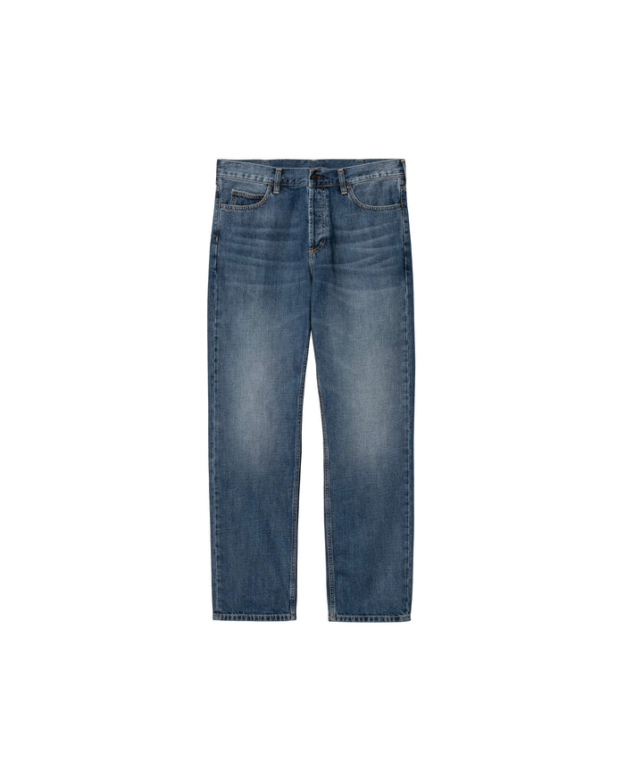 Marlow Pant Blue Dark Used Wash