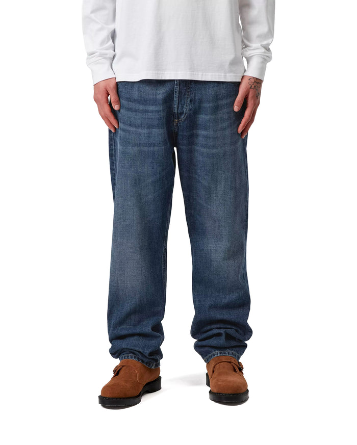 Marlow Pant Blue Dark Used Wash