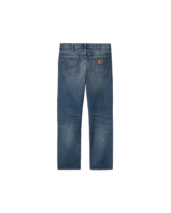 Marlow Pant Blue Dark Used Wash