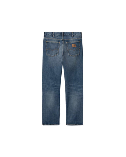 Marlow Pant Blue Dark Used Wash