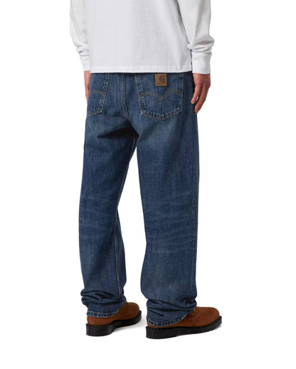 Marlow Pant Blue Dark Used Wash