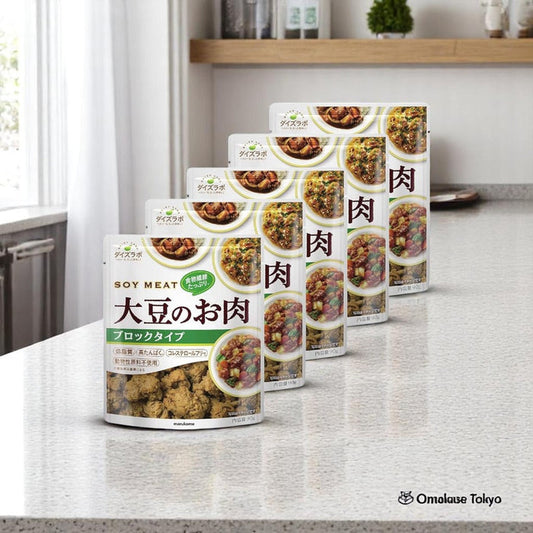 Marukome Soybean Labo Soy Meat Block Type 5 Packs