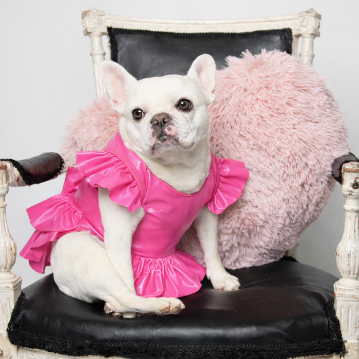MAXIE DRESS - HOT PINK