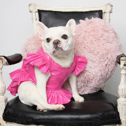 MAXIE DRESS - HOT PINK