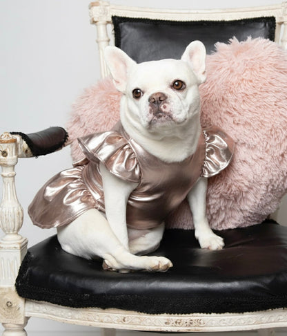 MAXIE DRESS - ROSE GOLD