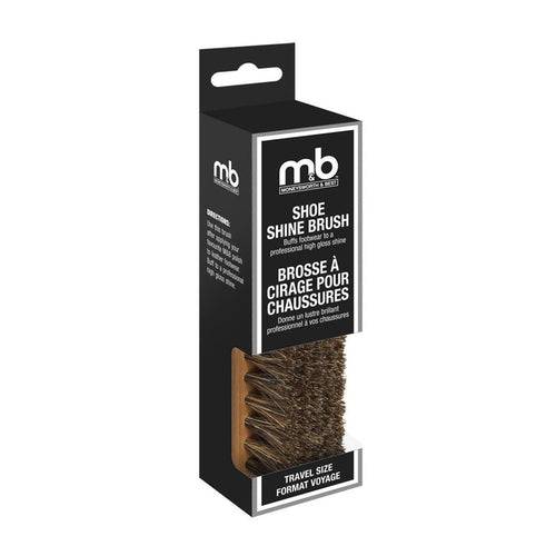 M&B Shoe Shine Brush (Travel Size)