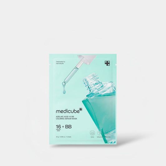Medicube Azelaic 16 BB Calming Serum Mask (1 Sheet) قناع سيروم مهدئ من ميديكوب أزيليك 16 بي بي - Princess Cosmetics Qatar