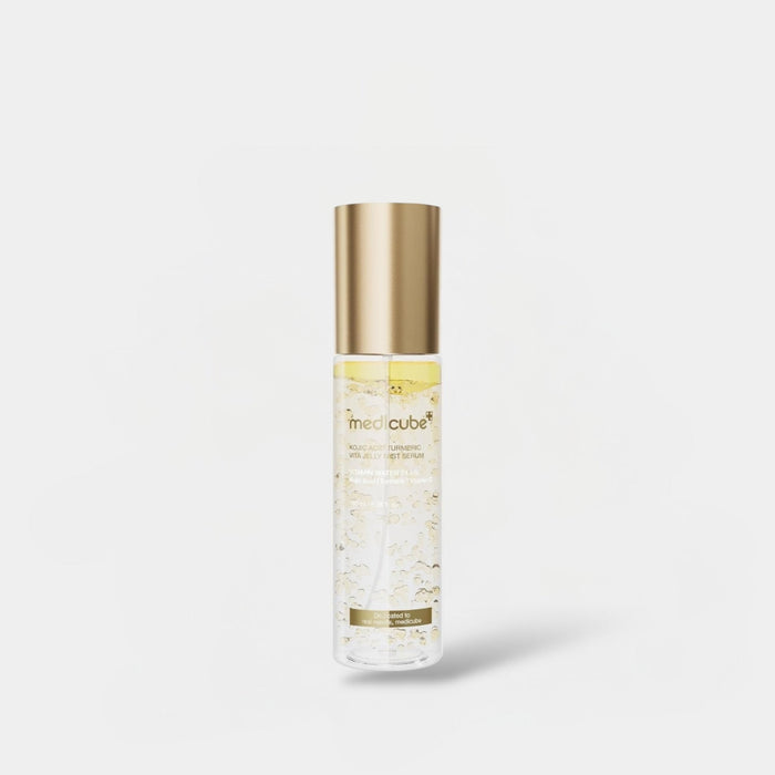 Medicube Kojic Acid Turmeric Vita Jelly Mist Serum 100ml سيروم ميديكوب بحمض الكوجيك والكركم وفيتامينات الجيلي - Princess Cosmetics Qatar