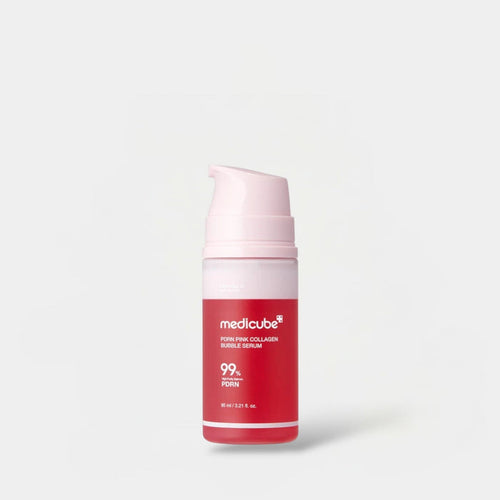 Medicube PDRN Pink Collagen Bubble Serum 95ml مصل فقاعات الكولاجين الوردي من ميديكوب PDRN - Princess Cosmetics Qatar