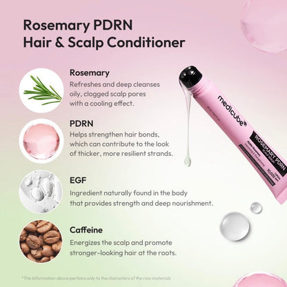 Medicube Rosemary PDRN Scalp Serum 20ml مصل فروة الرأس من ميديكيوب روزماري PDRN - Princess Cosmetics Qatar