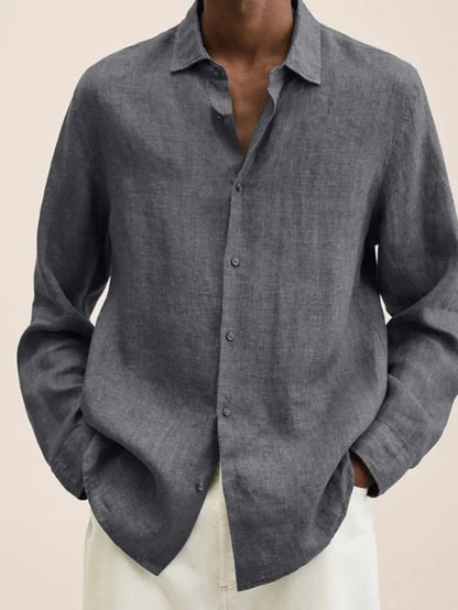 Men's Button-Down Long Sleeve Shirt