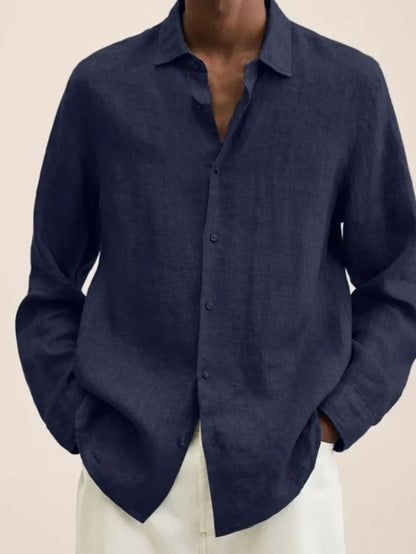 Men's Button-Down Long Sleeve Shirt