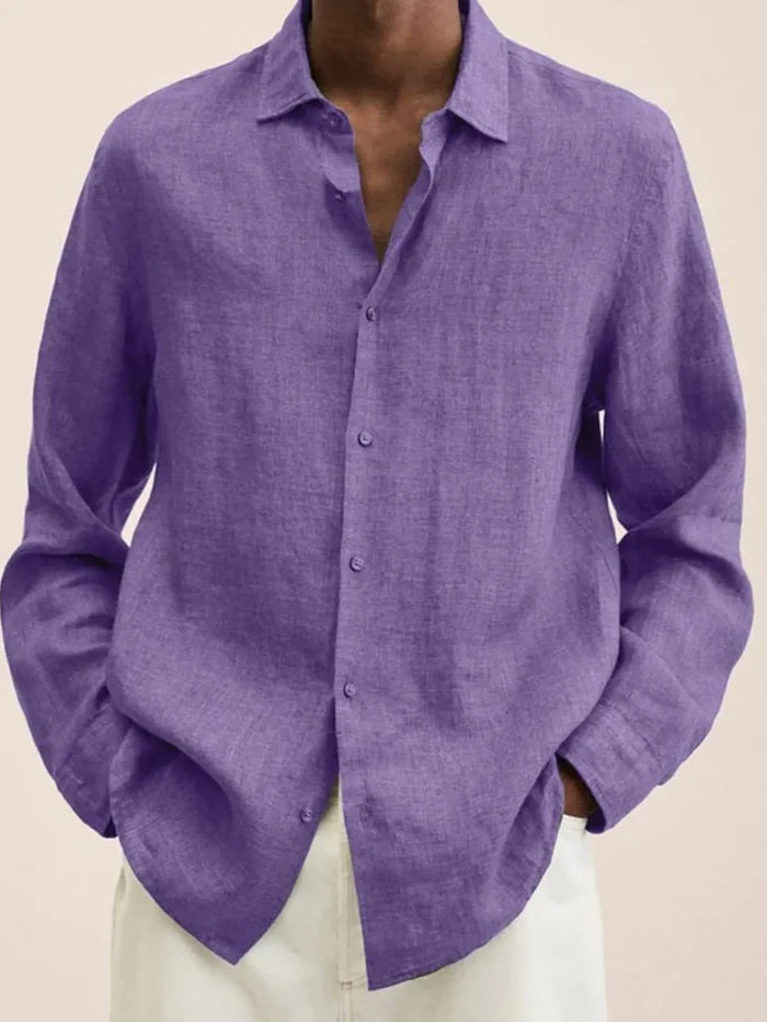 Men's Button-Down Long Sleeve Shirt