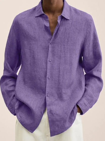 Men's Button-Down Long Sleeve Shirt