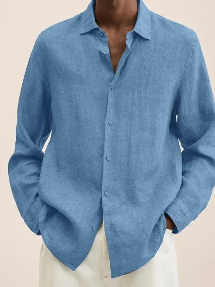 Men's Button-Down Long Sleeve Shirt