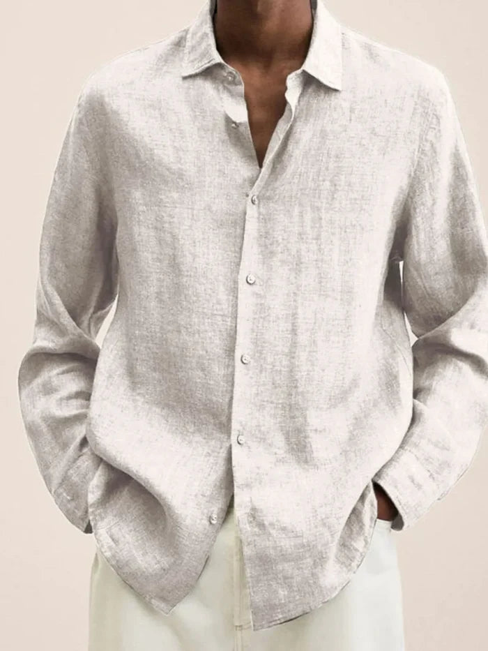 Men's Button-Down Long Sleeve Shirt