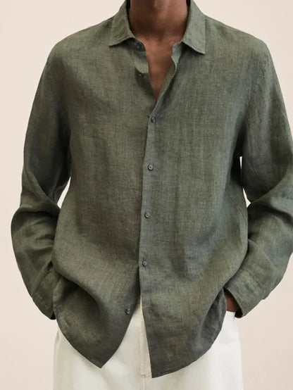Men's Button-Down Long Sleeve Shirt