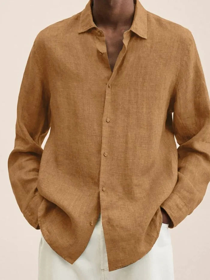 Men's Button-Down Long Sleeve Shirt