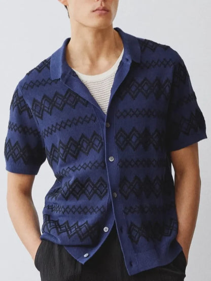 Men's Button Down Short Sleeve Shirt