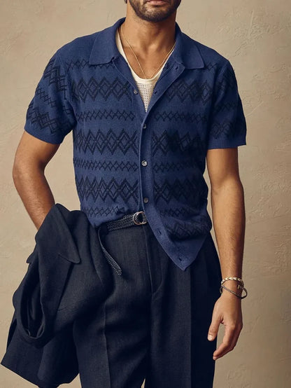 Men's Button Down Short Sleeve Shirt