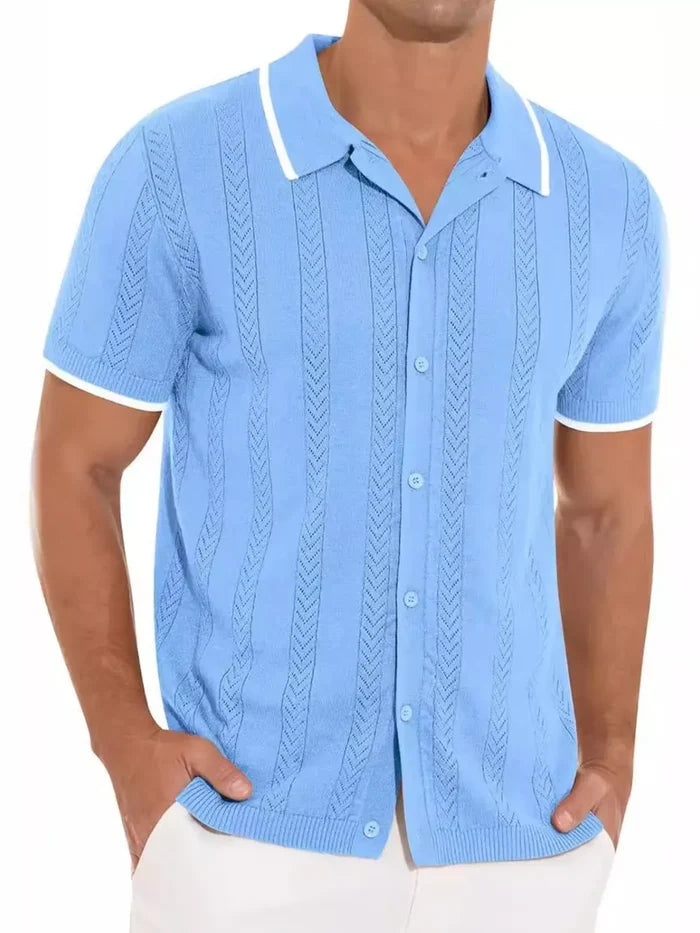 Men's Button Down Short Sleeve Shirt