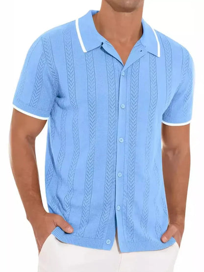 Men's Button Down Short Sleeve Shirt