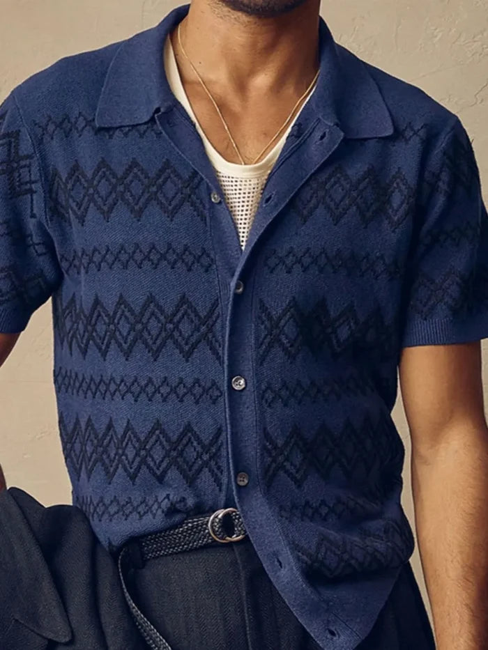 Men's Button Down Short Sleeve Shirt