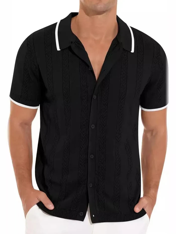 Men's Button Down Short Sleeve Shirt