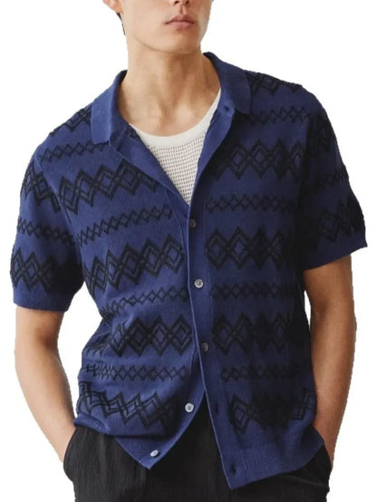 Men's Button Down Short Sleeve Shirt