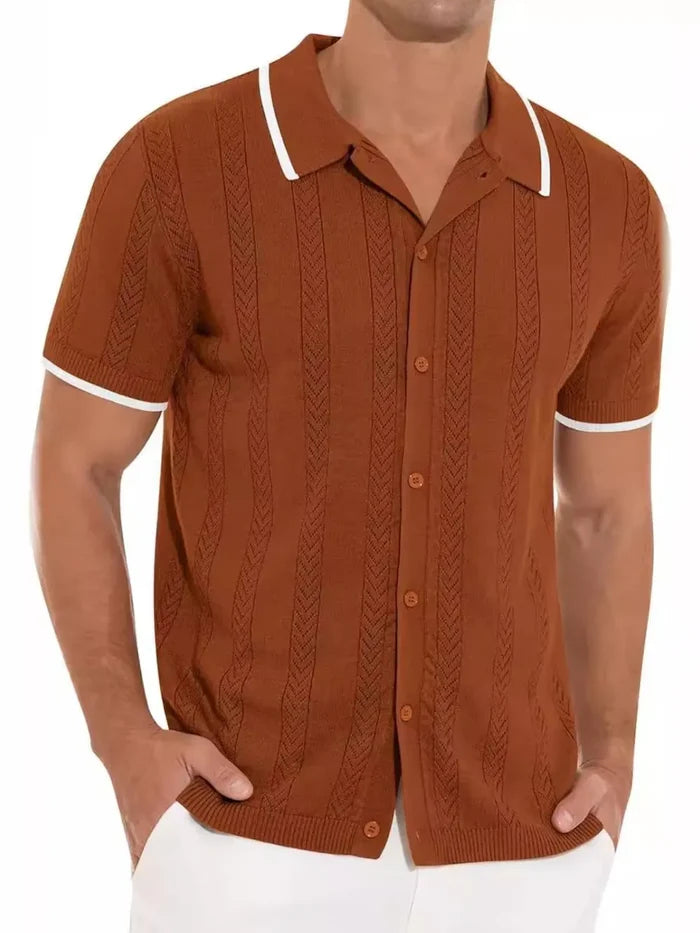 Men's Button Down Short Sleeve Shirt